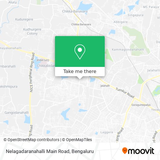 Nelagadaranahalli Main Road map