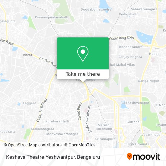 Keshava Theatre-Yeshwantpur map