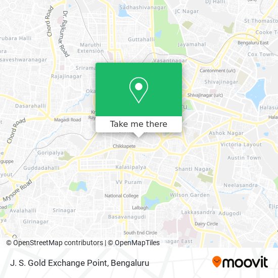J. S. Gold Exchange Point map