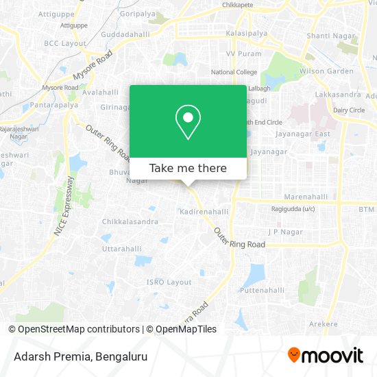 Adarsh Premia map