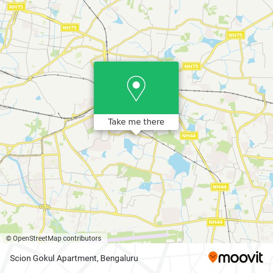 Scion Gokul Apartment map