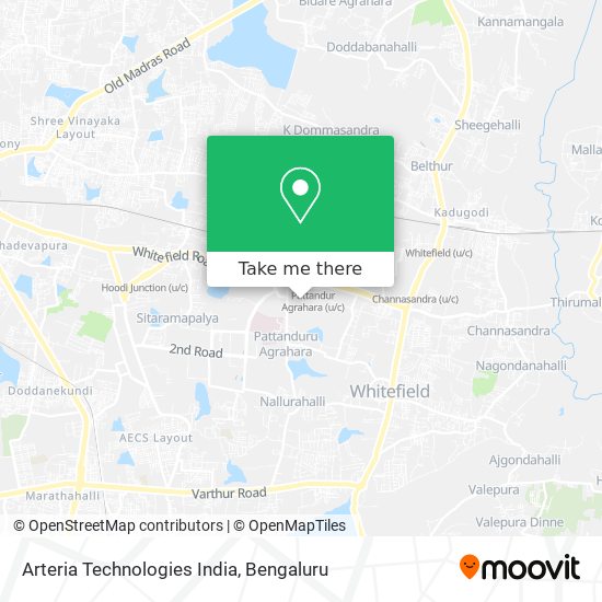 Arteria Technologies India map