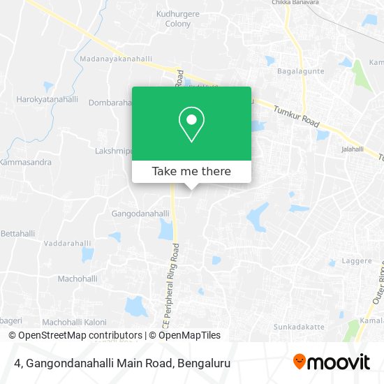 4, Gangondanahalli Main Road map