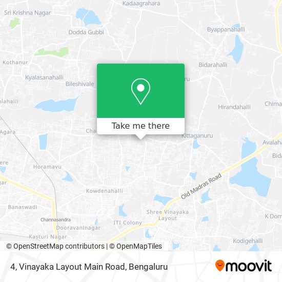 4, Vinayaka Layout Main Road map