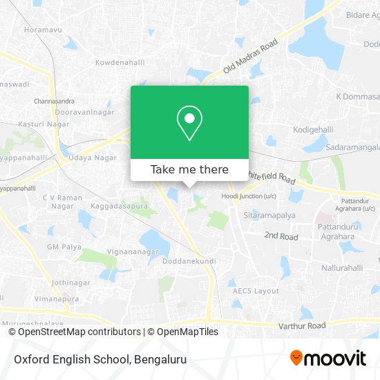 Oxford English School map