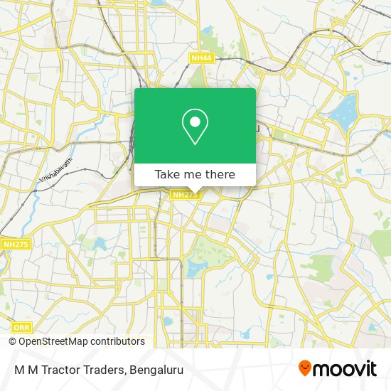 M M Tractor Traders map