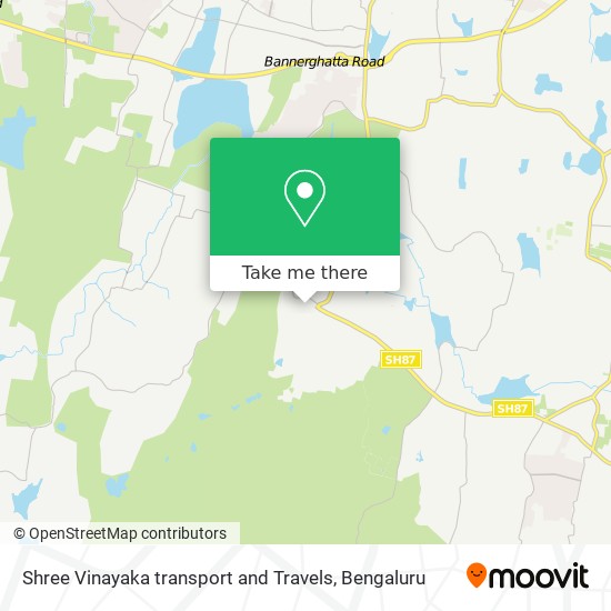 Shree Vinayaka transport and Travels map