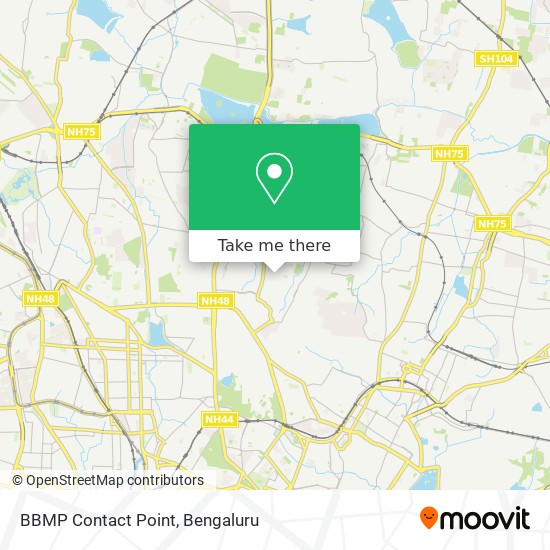 BBMP Contact Point map
