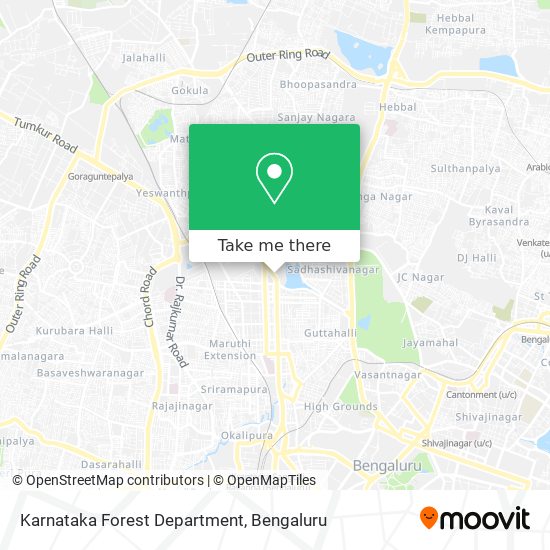 Karnataka Forest Department map