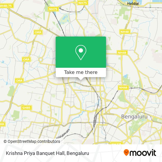Krishna Priya Banquet Hall map