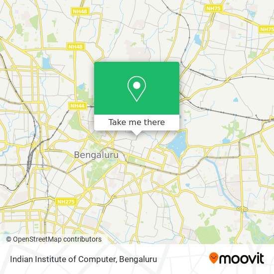 Indian Institute of Computer map