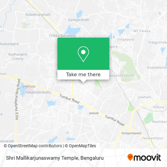 Shri Mallikarjunaswamy Temple map