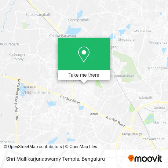 Shri Mallikarjunaswamy Temple map