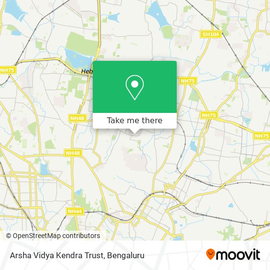 Arsha Vidya Kendra Trust map