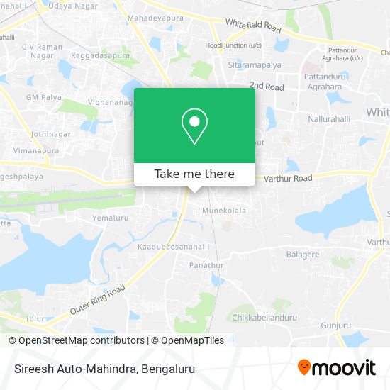 Sireesh Auto-Mahindra map