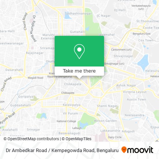 Dr Ambedkar Road / Kempegowda Road map