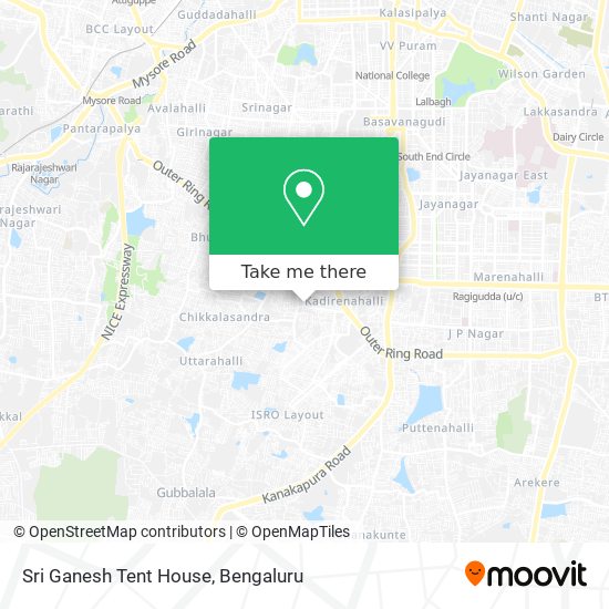 Sri Ganesh Tent House map