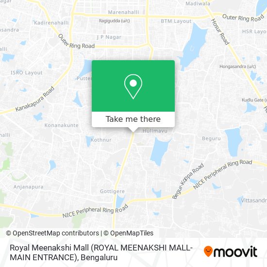 Royal Meenakshi Mall (ROYAL MEENAKSHI MALL-MAIN ENTRANCE) map
