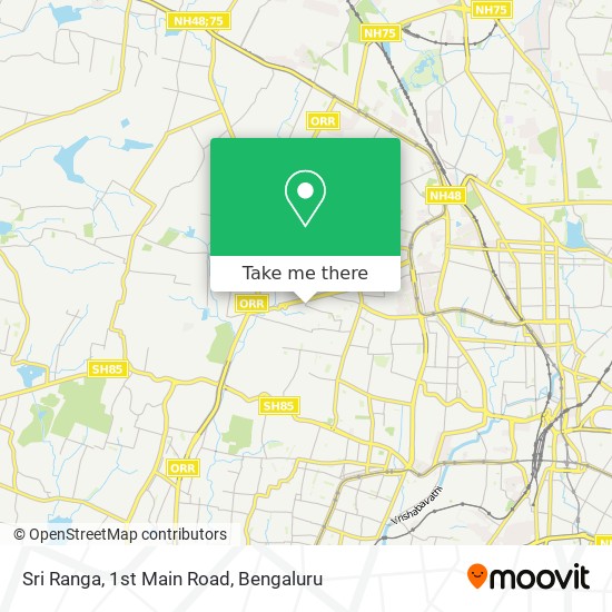 Sri Ranga, 1st Main Road map