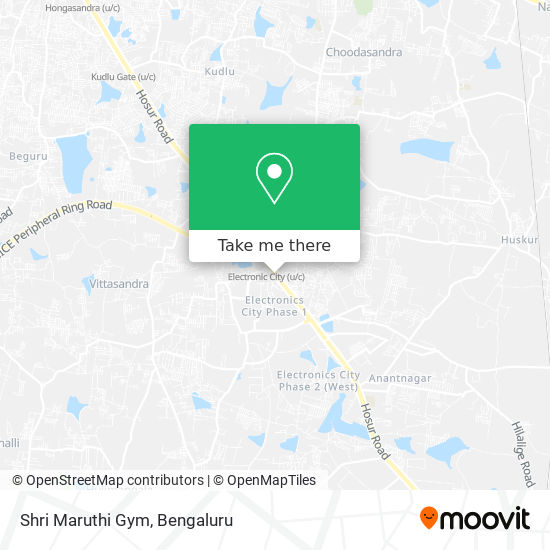 Shri Maruthi Gym map