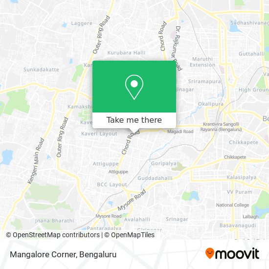 Mangalore Corner map