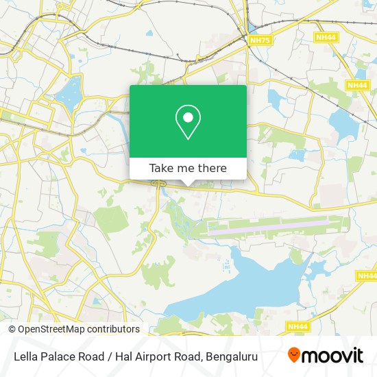Lella Palace Road / Hal Airport Road map
