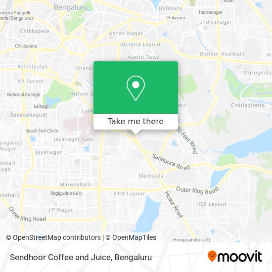 Sendhoor Coffee and Juice map