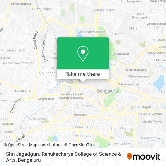 Shri Jagadguru Renukacharya College of Science & Arts map