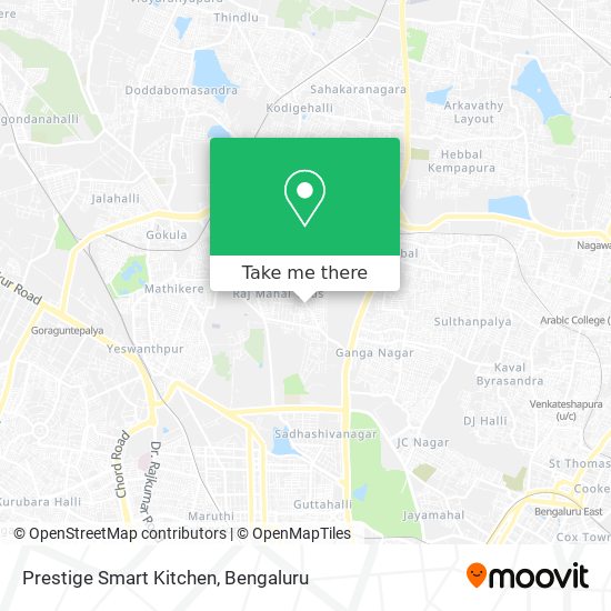 Prestige Smart Kitchen map