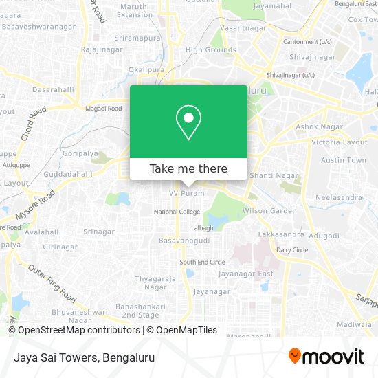 Jaya Sai Towers map