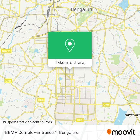 BBMP Complex-Entrance 1 map