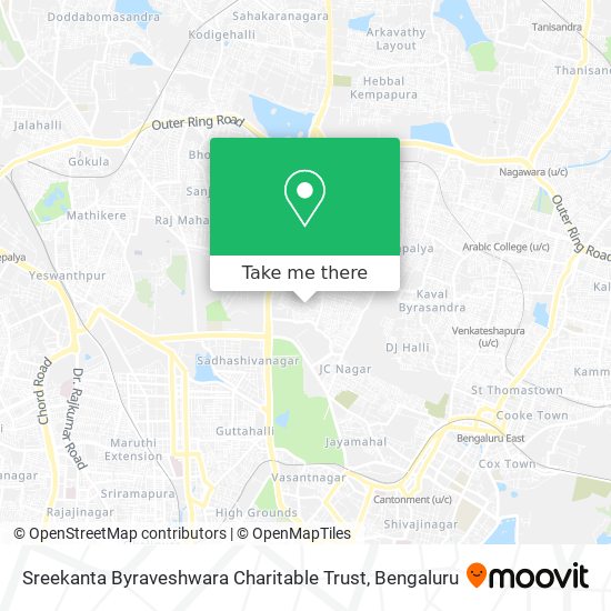 Sreekanta Byraveshwara Charitable Trust map