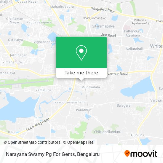 Narayana Swamy Pg For Gents map