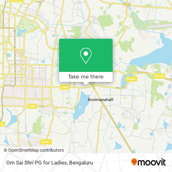 Om Sai Shri PG for Ladies map