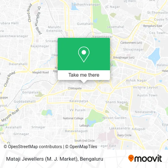 Mataji Jewellers (M. J. Market) map