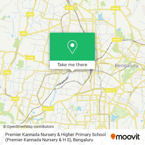 Premier Kannada Nursery & Higher Primary School (Premier Kannada Nursery & H S) map