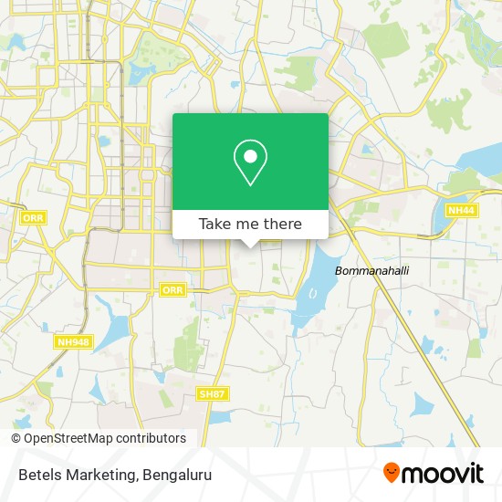 Betels Marketing map