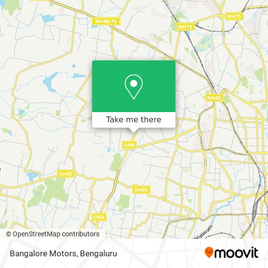 Bangalore Motors map