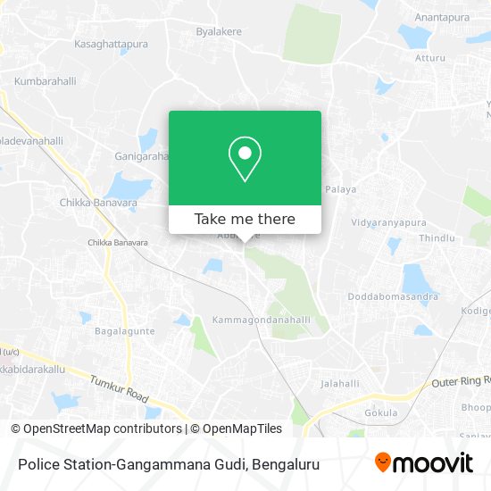 Police Station-Gangammana Gudi map