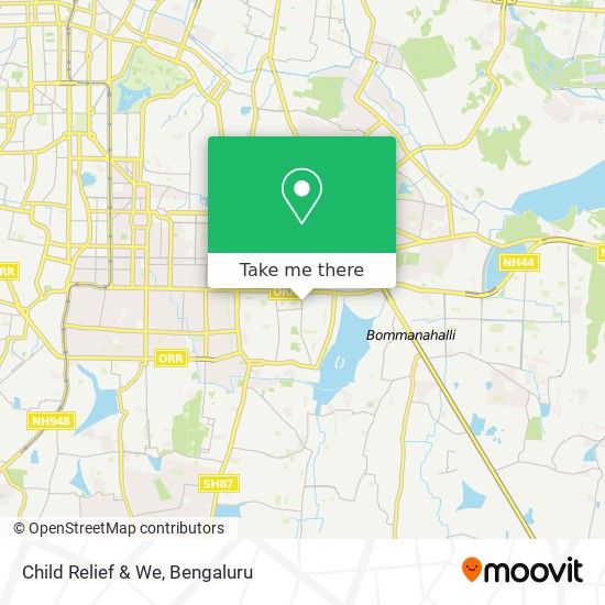 Child Relief & We map