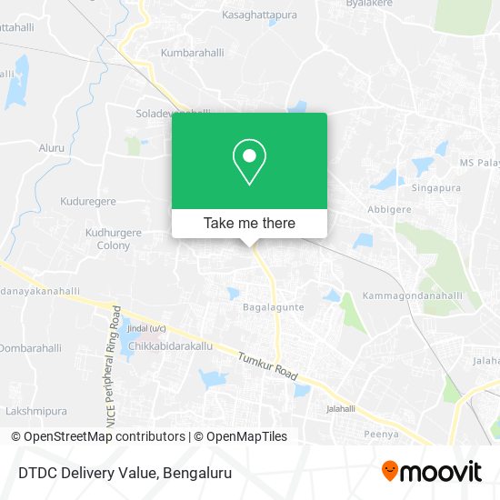 DTDC Delivery Value map
