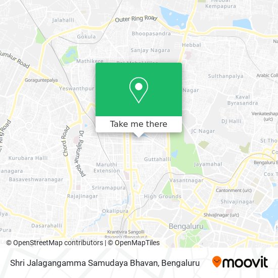 Shri Jalagangamma Samudaya Bhavan map