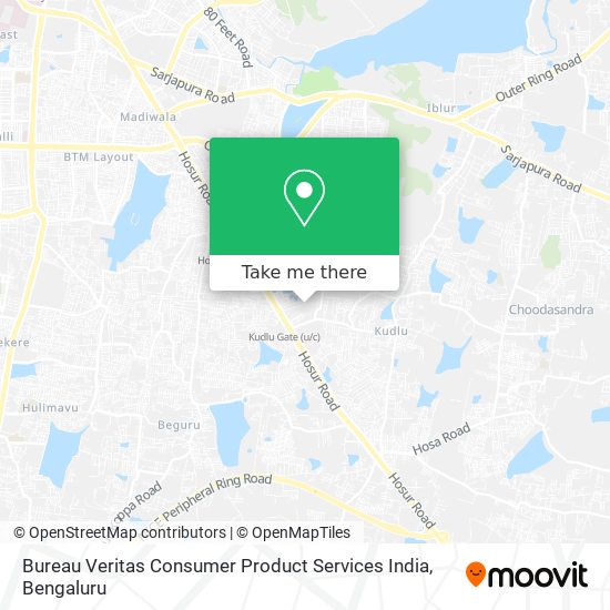 Bureau Veritas Consumer Product Services India map