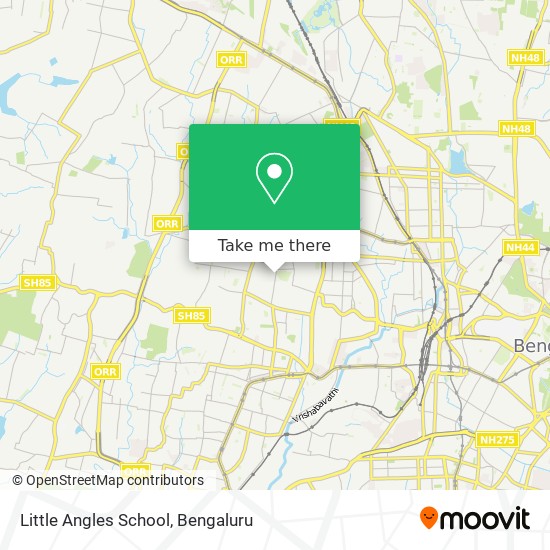 Little Angles School map