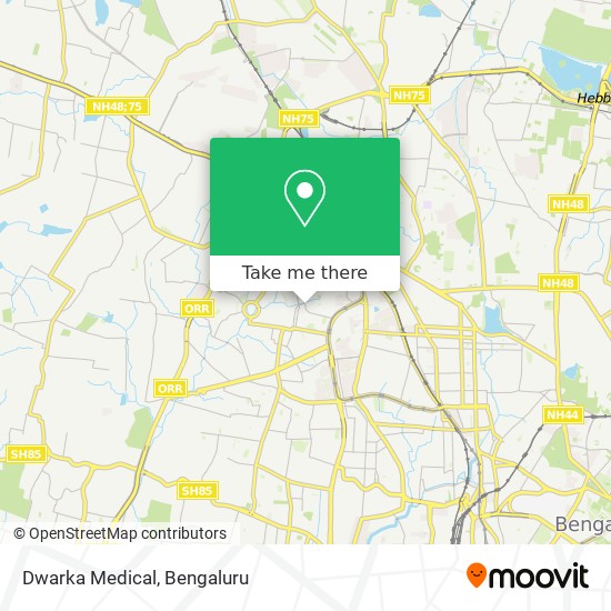 Dwarka Medical map