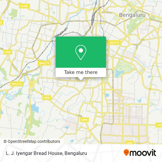 L. J. Iyengar Bread House map