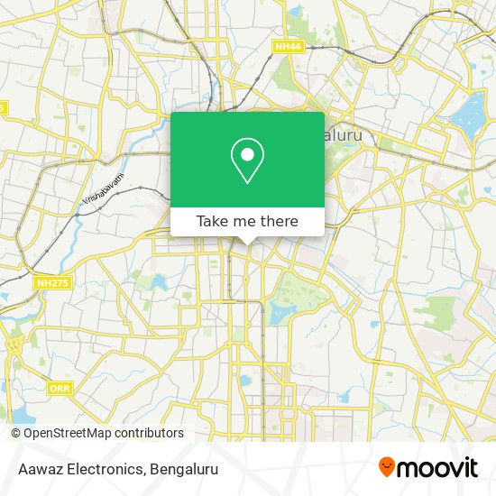 Aawaz Electronics map