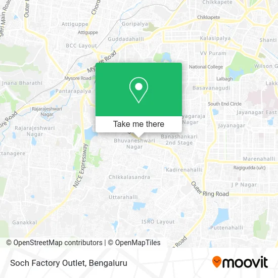 Soch Factory Outlet map