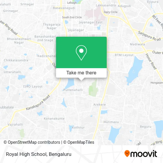 Royal High School map