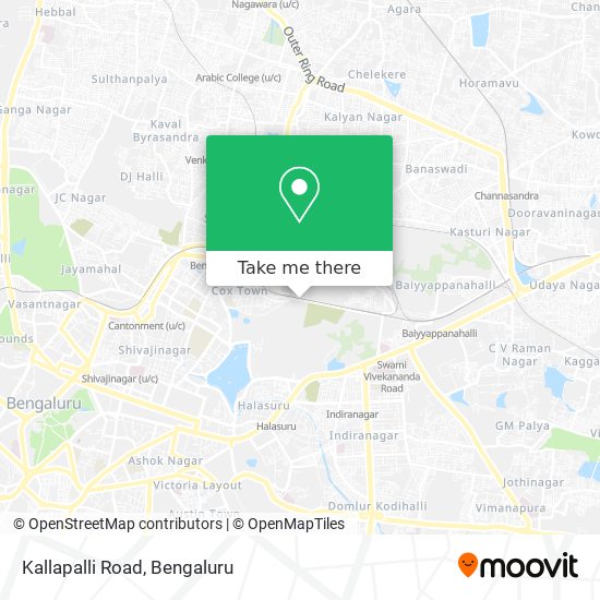 Kallapalli Road map